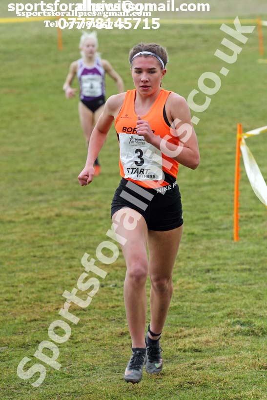 Womens under-20 Northern Cross Country Champs., Camp Hill Estate, Kirklington.  Photo: David T. Hewitson/Sports for All Pics